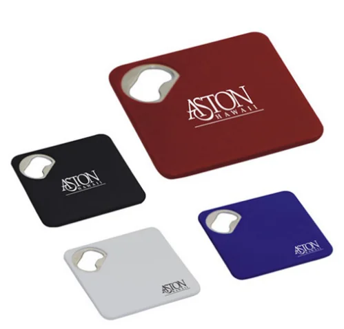 Multipurpose Plastic Coaster Bottle Opener