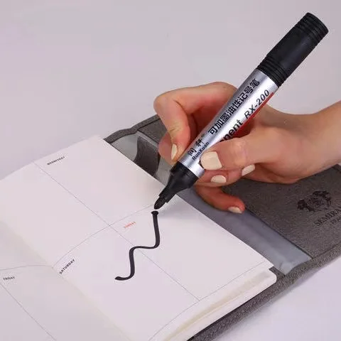 
Muti-Color Bullet Chisel Tip colored waterproof cheaper permanent markers pen 