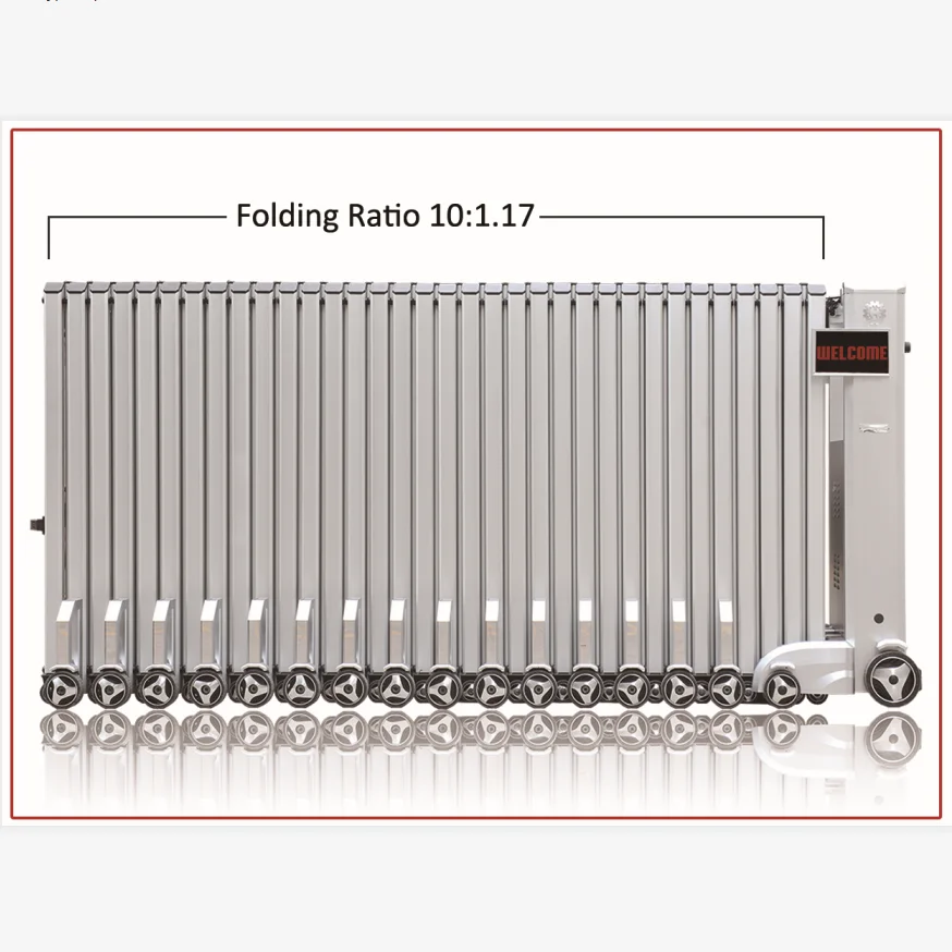 H20 Motorized Retractable Gate With CE Certification Maximize Opening