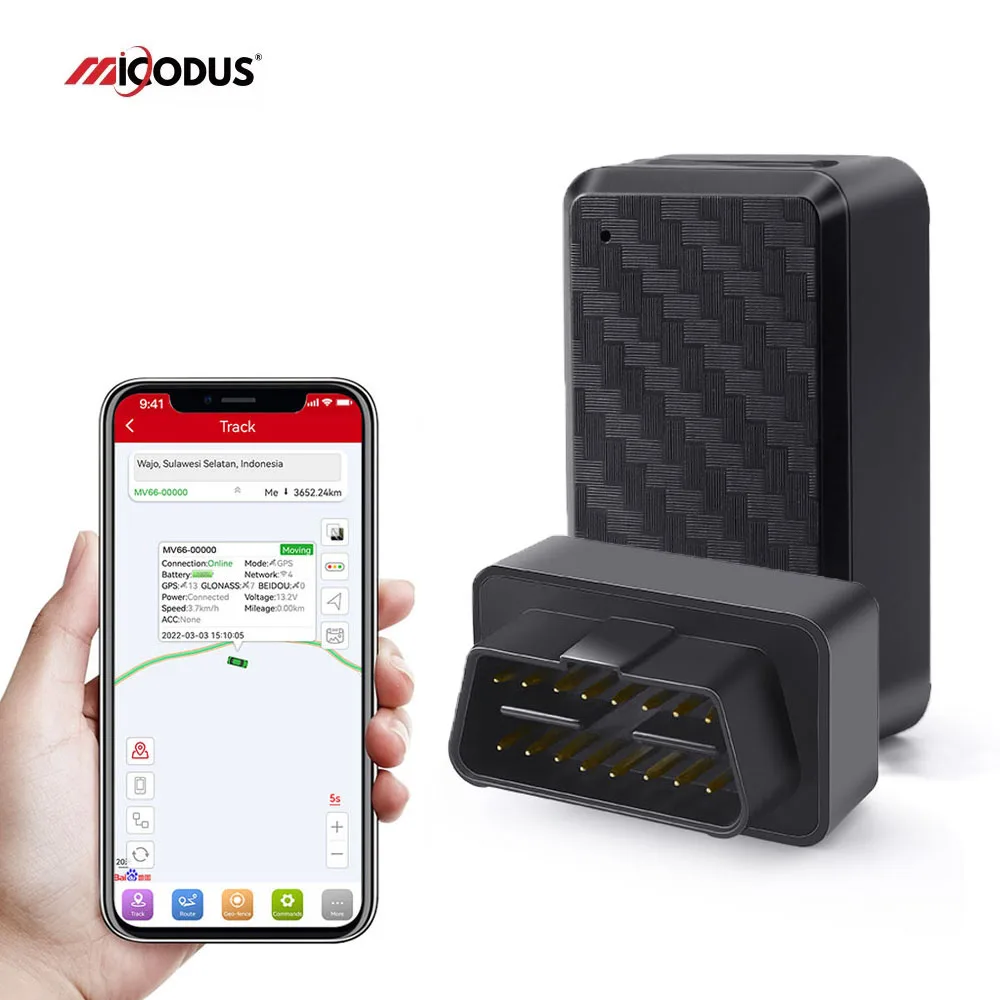 MV66 мини беспроводной Obd порт ACC обнаружения 2G устройство слежения за автомобилем Micodus Obd2 Gps трекер Автомобильный отслеживающее с приложением