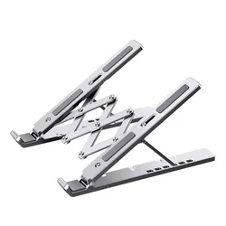 Aluminum Alloy + Silicone laptop stand adjustable portable stand for laptop cooling stand