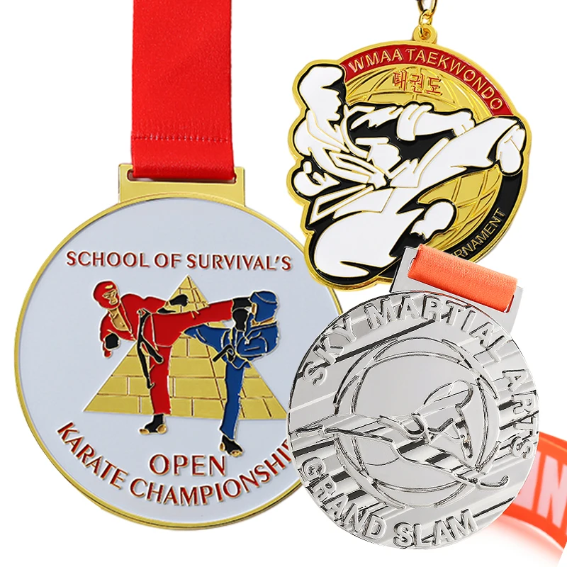 Souvenir Gifts Award Medal Manufacturer Customized Sports Medals 3D Swim Swimming Soccer Football Marathon Run Running Medal