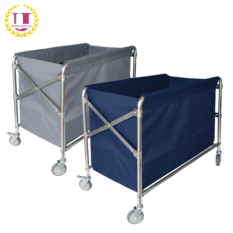 Hotel Laundry Service Folding Linen Trolley