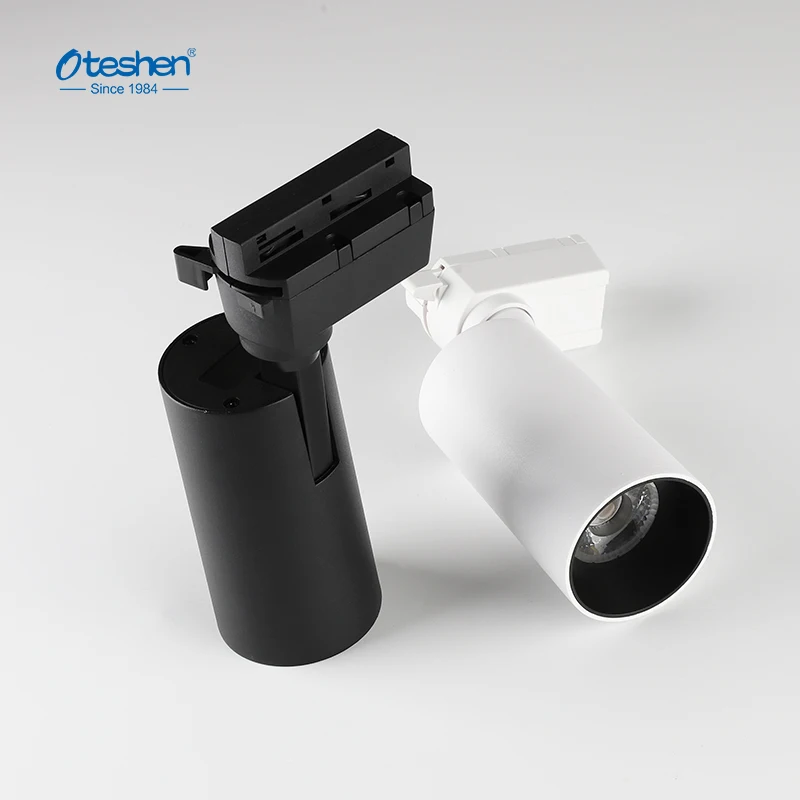 2 Wire Track Spot Light System Cob Adjustable Track Light 20w for Project