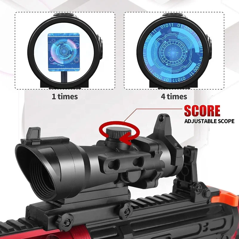 Electric M4A1 Gel Splatter Blaster Toy Gun Safe Bullet Blaster Gun Education Shooting M4A1 Toy Gun For Christmas Gift