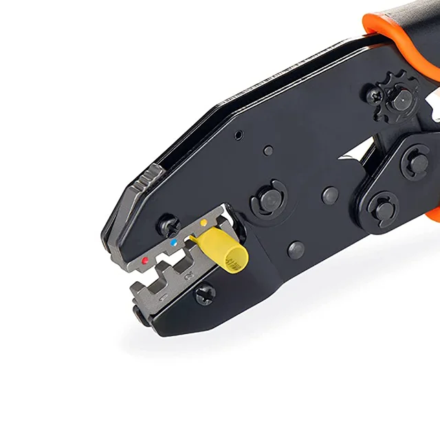 Crimping Pliers, Crimping Tool for Heat Shrink Connectors, Ratcheting Wire Terminal High Precision Wire Crimper