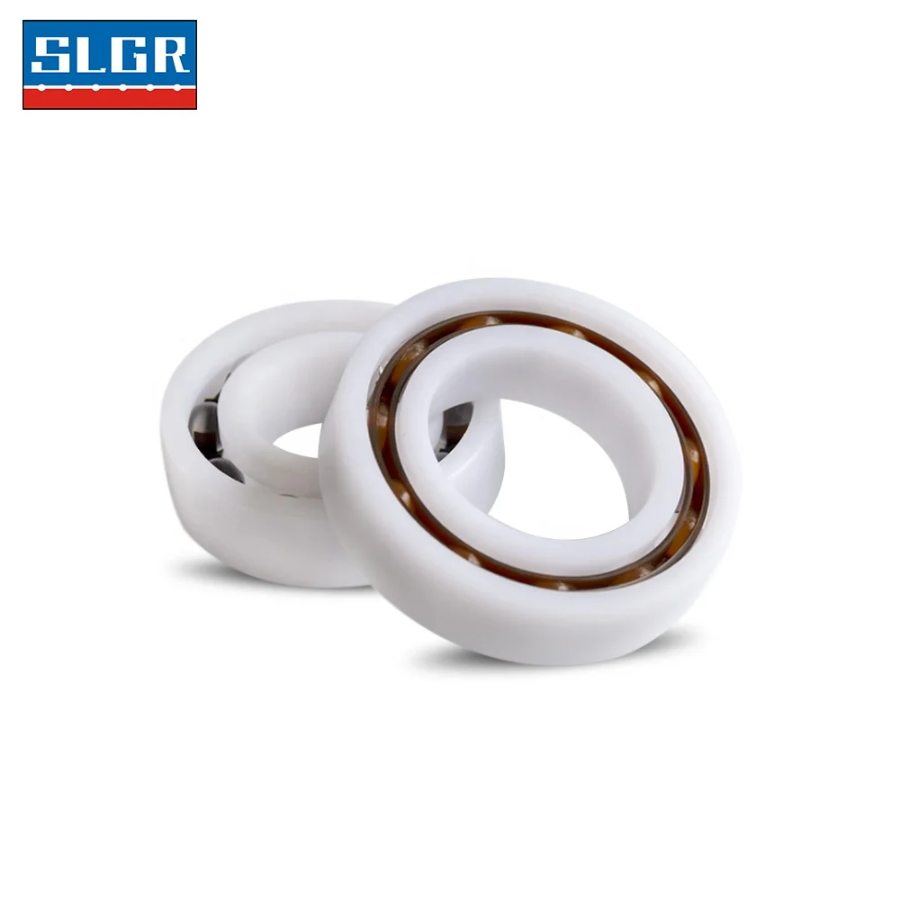 SLGR-BRAH011 6204 Plastic Nylon Bearing PA6 POM Deep Groove Ball Bearing Good Wear Resistance