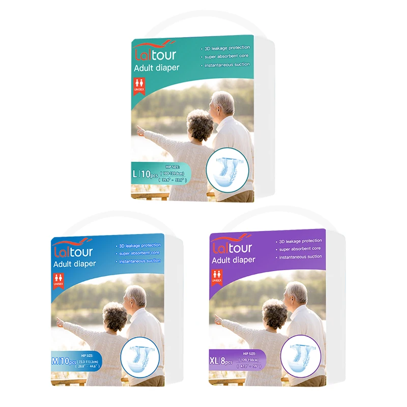 Manufacturer Wholesale Disposable Adult Diapers Super Absorption Comfrey Adult Diaper for Elderly People