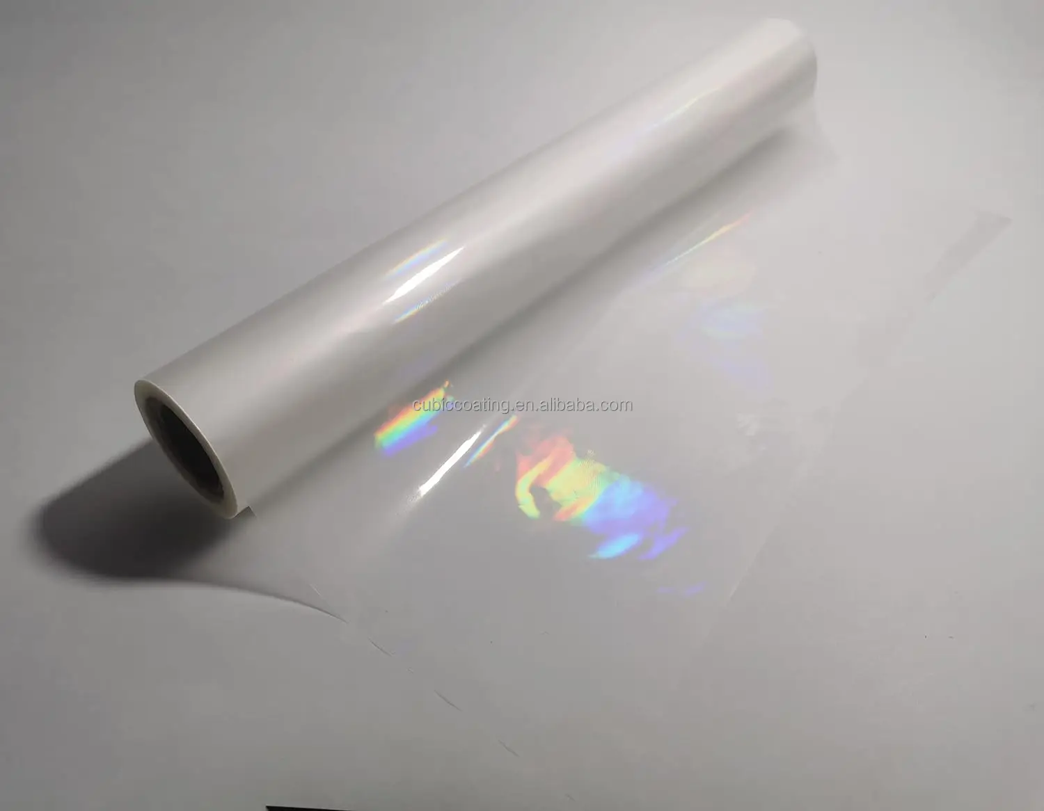 Holographic Rainbow Film For Lamination 3d Effect Glossy Self Adhesive Film Cold Laminating