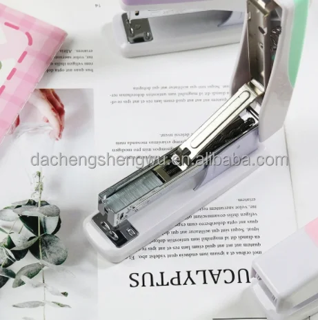 Custom office stationery manual mechanical paper stapler Small packaging stapler