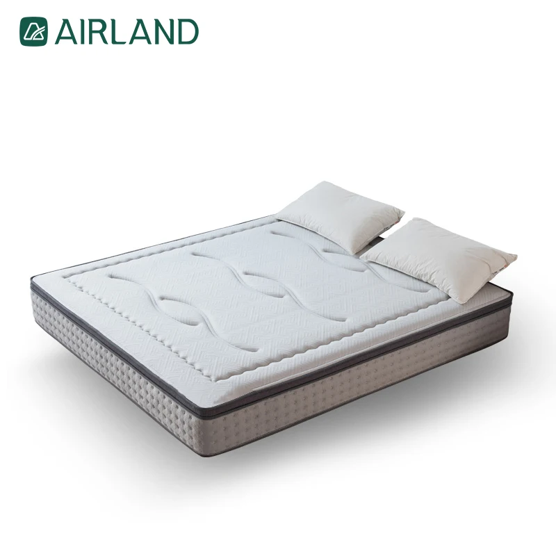 High quality Ice Silk Mattresses comfort sleep foam independent pocket spring boxed mattress on sale