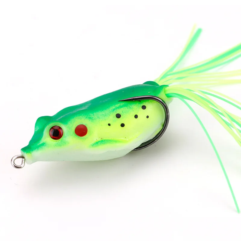 FEATHER 5pcs/15pcs frog fishing bait combo soft fishing lure kit tackle box kits pesca pvc frogs unit