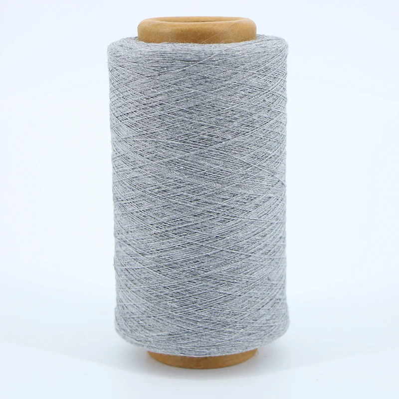 NE20s Regenerated Open End CVC TC Cotton Polyester Blended Yarn For Knitting Socks