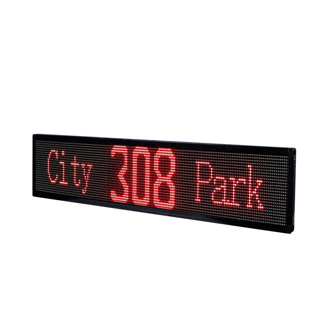 Factory Price Red color / Green color / Yellow color LED Display Screen For Bus