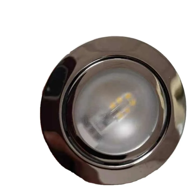 Touch Sensor Dim 12v 2w Led Cabinet Puck Boat Light Touch On Off Dimming Sensor Light Lamp Bulb