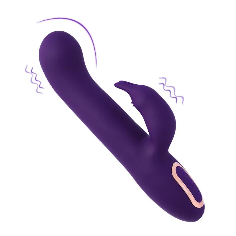 10 kinds of pleasure double motor stimulation vibrator G spot clitoris rabbit masturbator into the body couple sex toy