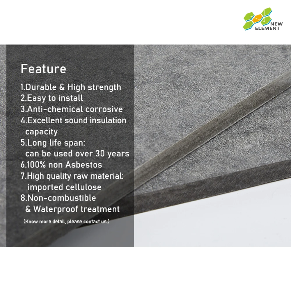 New Design Fiber Cement Board Outdoor Exterior  Facade Fire Rated High-Rise High Quality Building Wall Board
