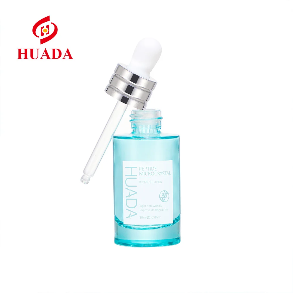 Cylinder design new oil bottle 30ml plastic head dropper bottle high-end electroplating magic color original liquid bottle