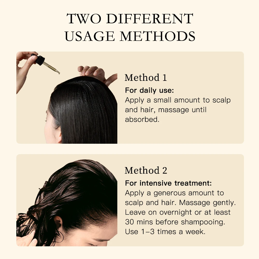 Натуральная веганская Органическая восстанавливающая сыворотка кожи головы массажное масло для роста волос против выпадения Кератиновое розмарина лечение