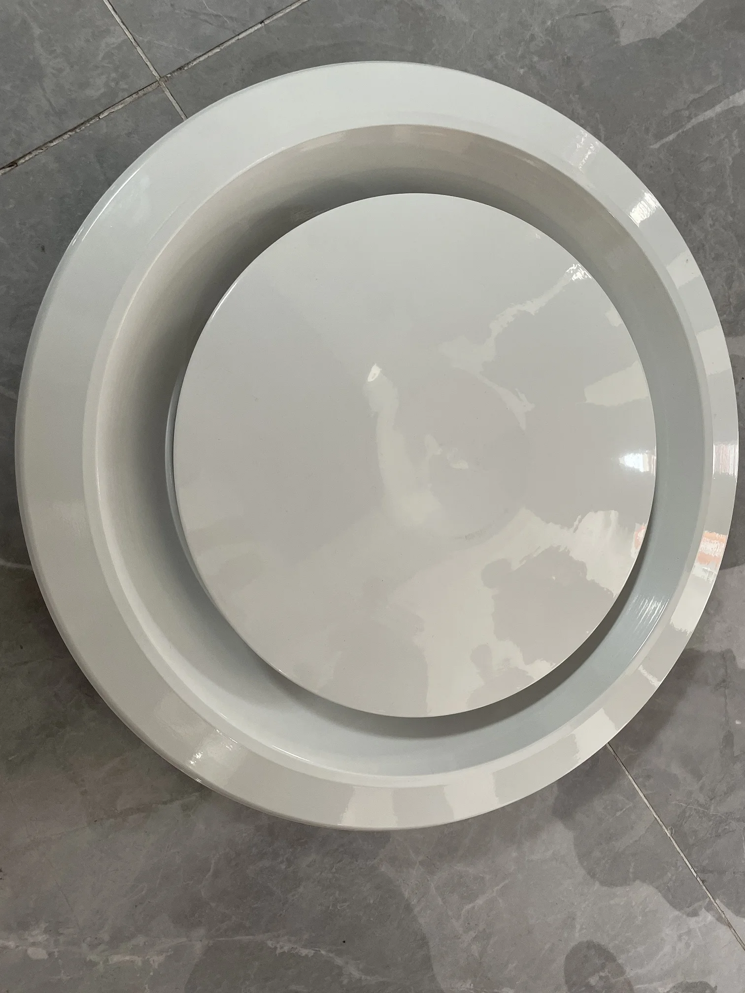 Aluminum supply exhaust air disc valve grille round vent air conditioner masks for hvac ventilation air conditioning