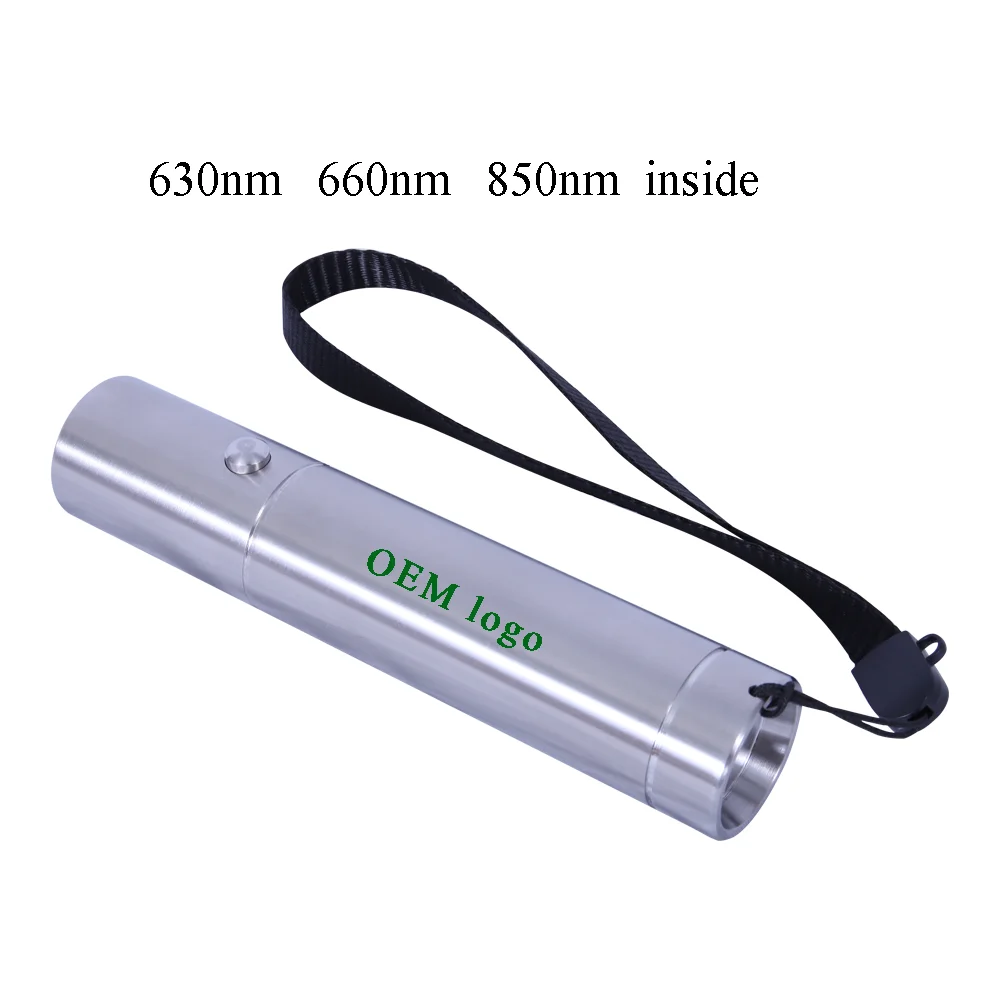 
( Wavelength Customized ) portable Infra Led Lamps 660nm 850nm,9W red light therapy torch 630nm for skin care 