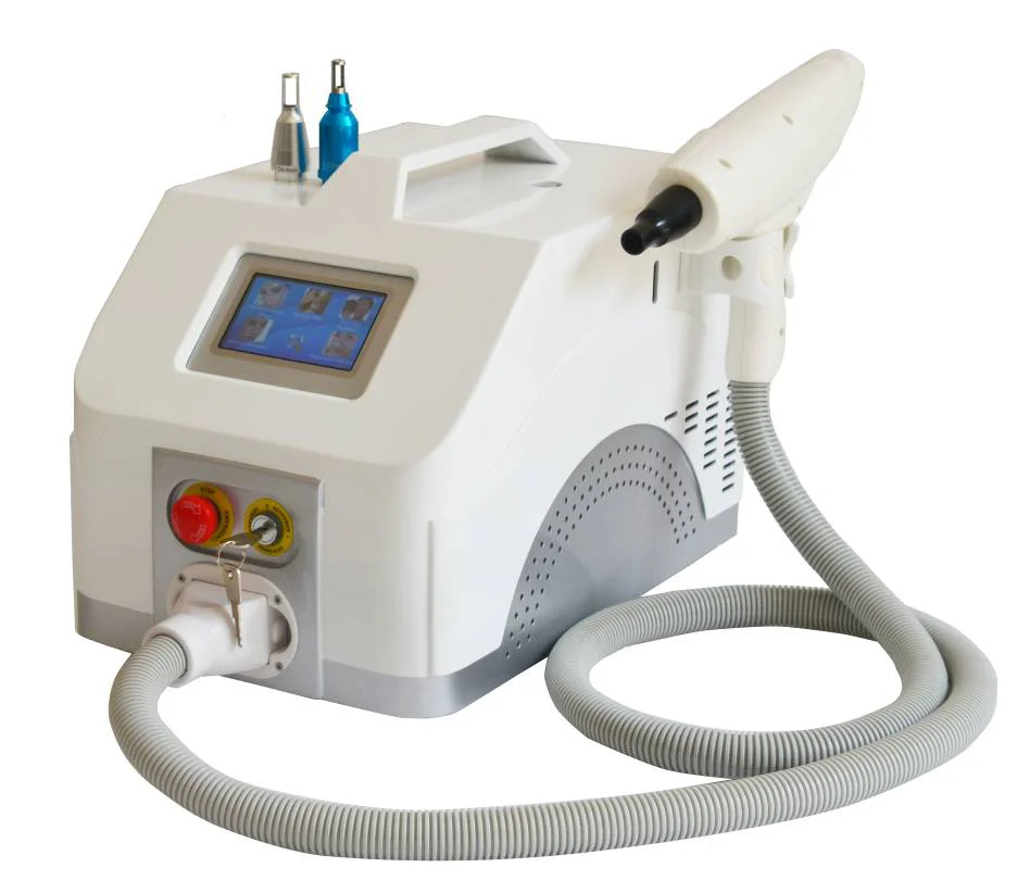 Portable Nd yag laser home use 1064nm 532nm 1320nm 755nm q switched tattoo remove facial yag laser pigment remove machines