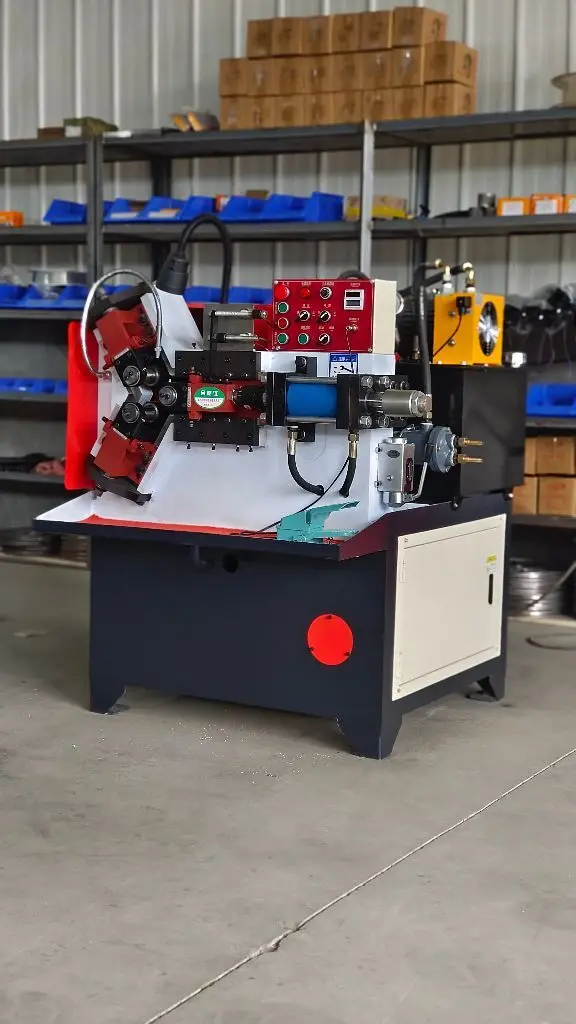 High Speed Energy saving machine thread rolling machines for screw making Hydraulic three-axis thread rolling machine