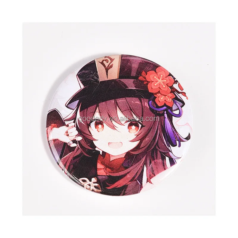 Customized design button badge pin badges in 44mm with costom logo