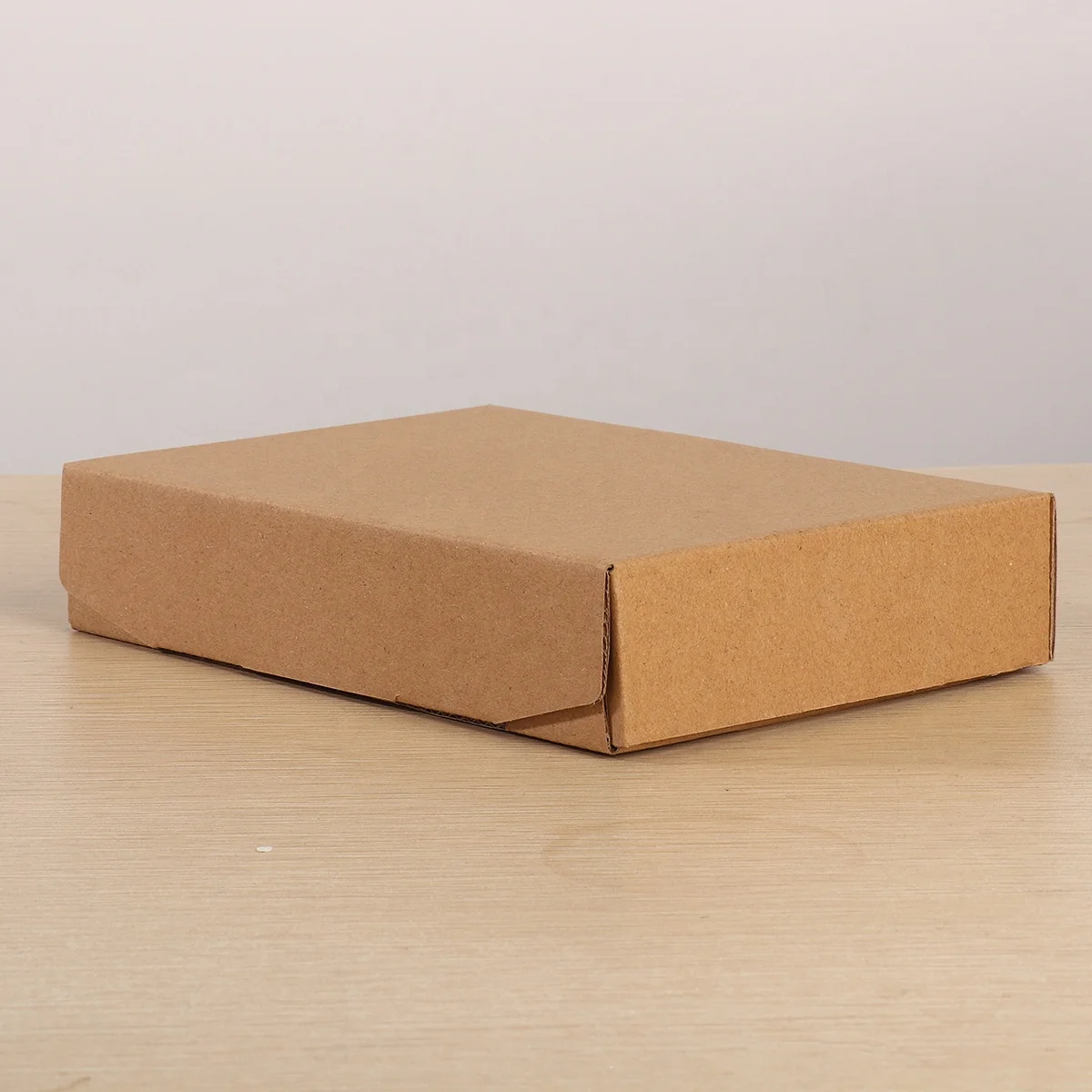 Custom Cheap Wholesale Kraft Brown Corrugated Paper Aircraft Flip Mailer Shipping Box For Packaging