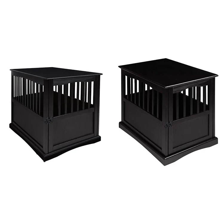 Furniture Style Dog Crate Home Wooden Cages Table Shape