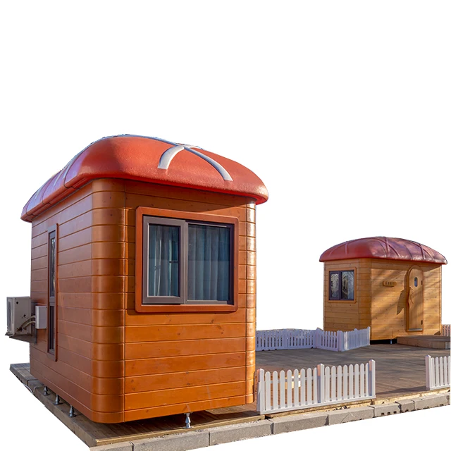 
Ready to move High quality customization, Bread shape small log cabin 
