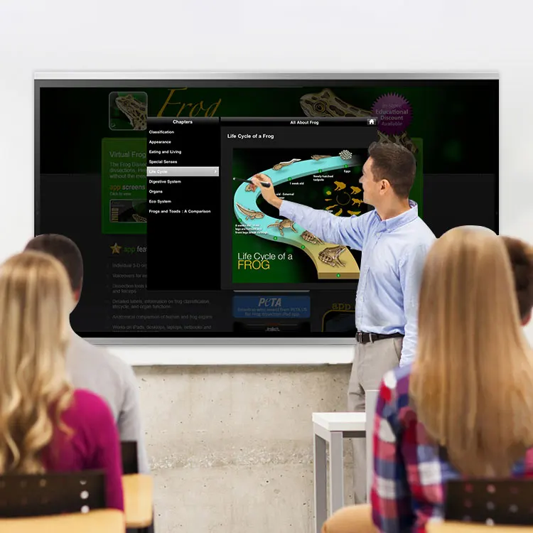 110 Inch Education Flat Panel 82 Inch Interactive Lcd Whiteboard Smart Board Touch Screen