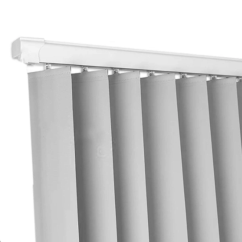 Various colors of motorized fabric vertical blinds fabric 89mm cheap white