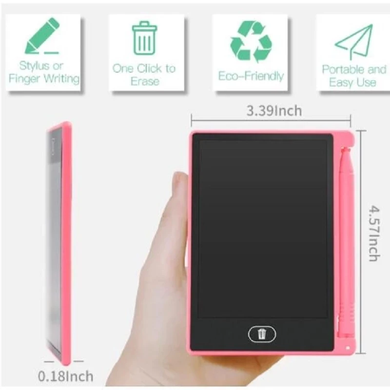 4.4Inch Electronic Drawing Board LCD Screen Writing Tablet Digital Graphic Handwriting Pad Board+Pen  Drawing Tablets