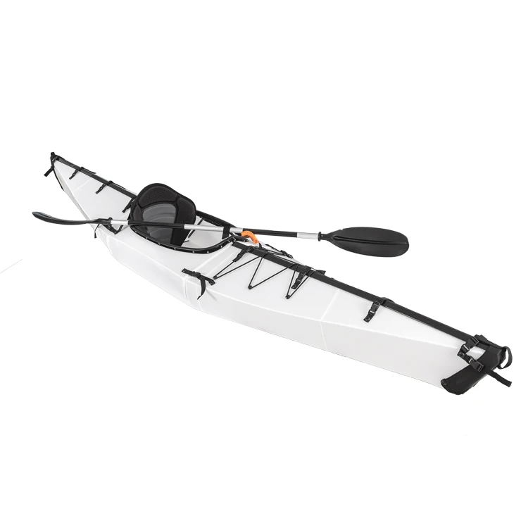 
2021 New Arrivas Amazon Top USA dropshipping Cheap inflatable Plastic Foldable ORU sit inside Kayak price with Paddle for sale 