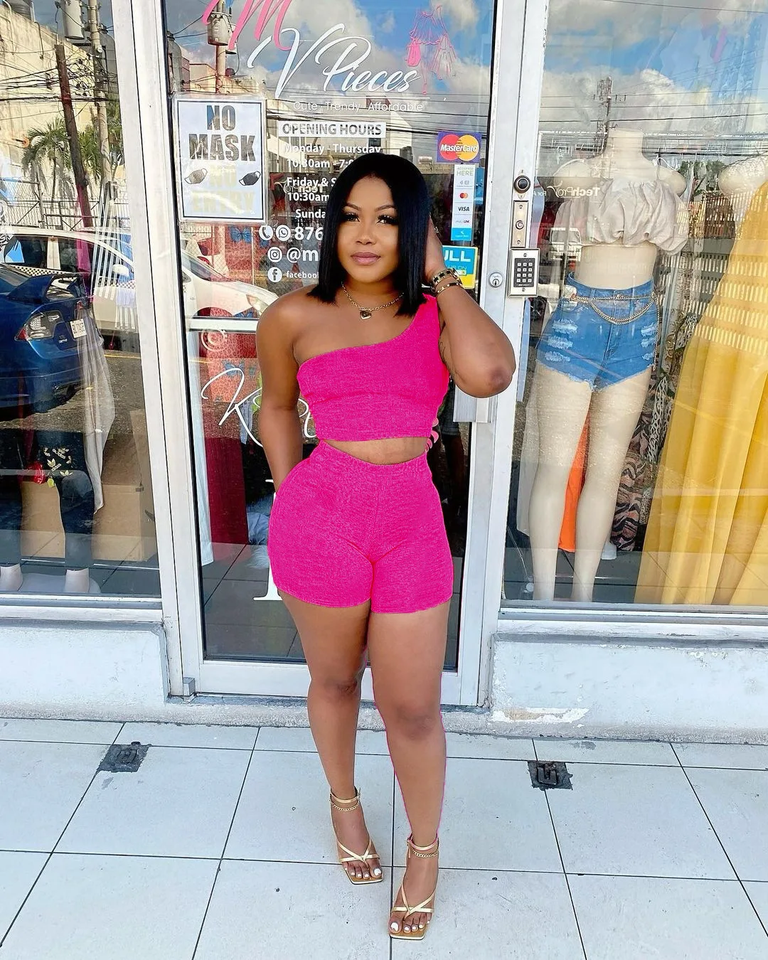Free LOGO Summer  Two Piece pants Set Short Sleeve Crop Top And Shorts2 piece sets summer women two pieces sexy