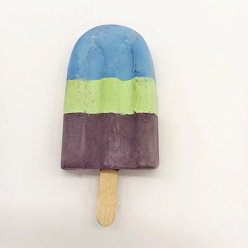 Factory custom design chalk ice cream design suction card packaging
