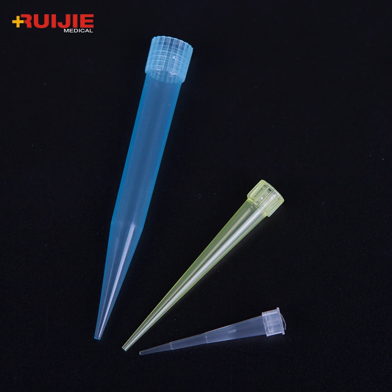 Sterile Laboratory Disposable Plastic Blue 1000ul Micro Plastic Universal Pipette Tips