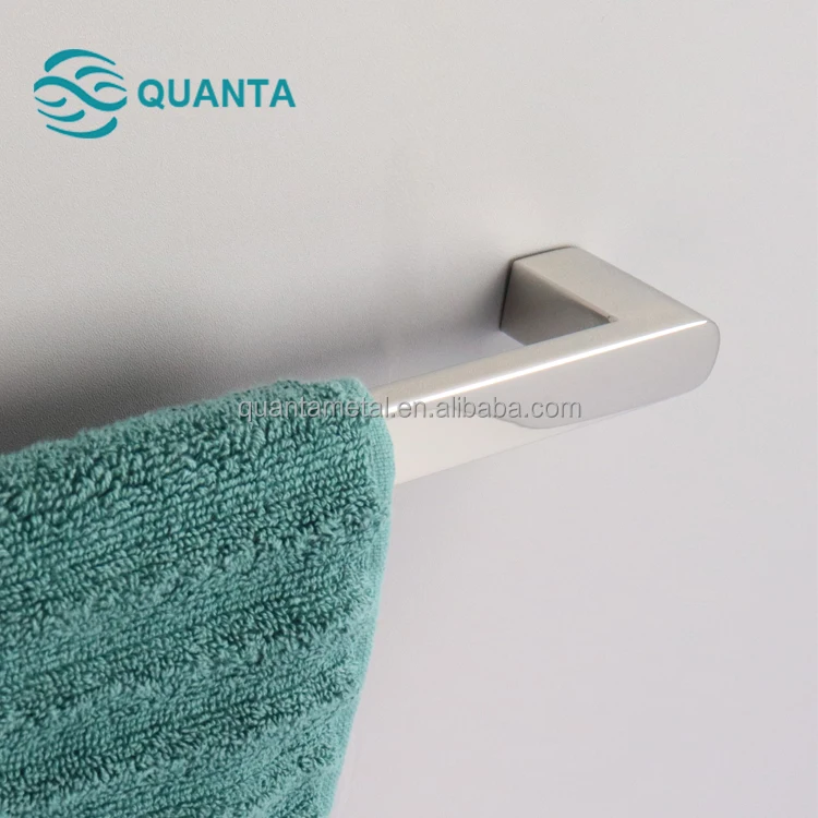 Bathroom accessories brass black towel rod hanger wall mounted bathroom towel rail single bar