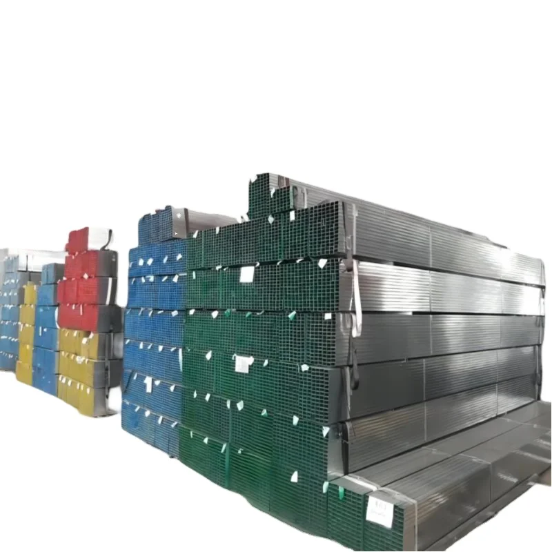 Hot Dipped galvanized square pipe for construction galvanized steel pipe tube