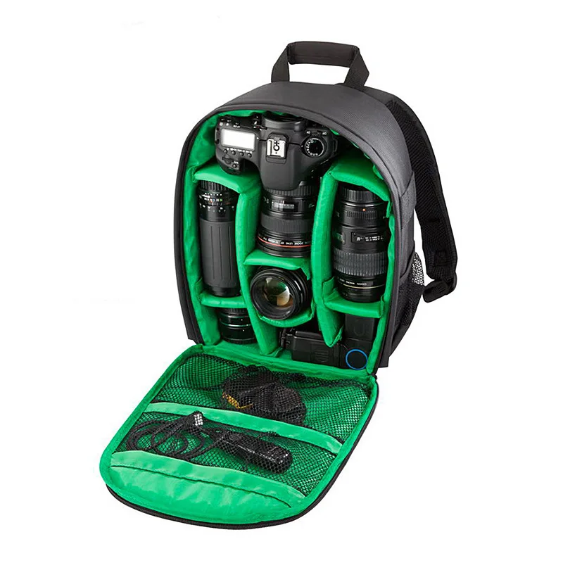 Factory hot sale outdoor leisure photography small camera lens bag waterproof DSLR photography camera backpacks