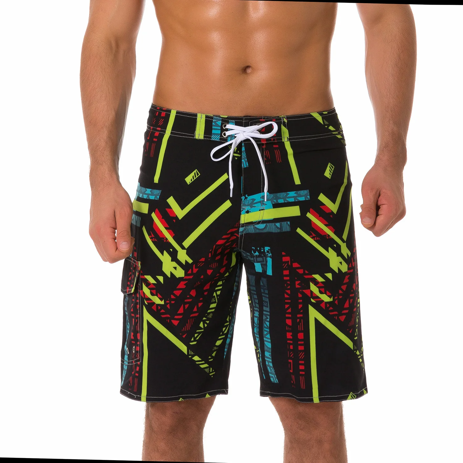 Mens Custom Mesh Lining Quick Dry Bathing Suits Beach Swim Sport Shorts Swimwear Swim Trunks