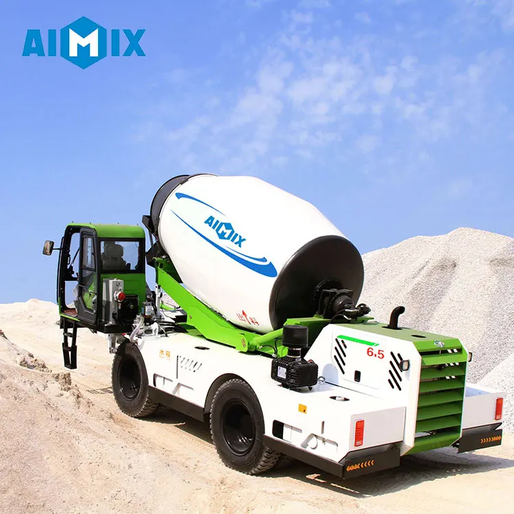Aimix AS-3.5 New type high quality self loading mobile concrete mixers cement mixer