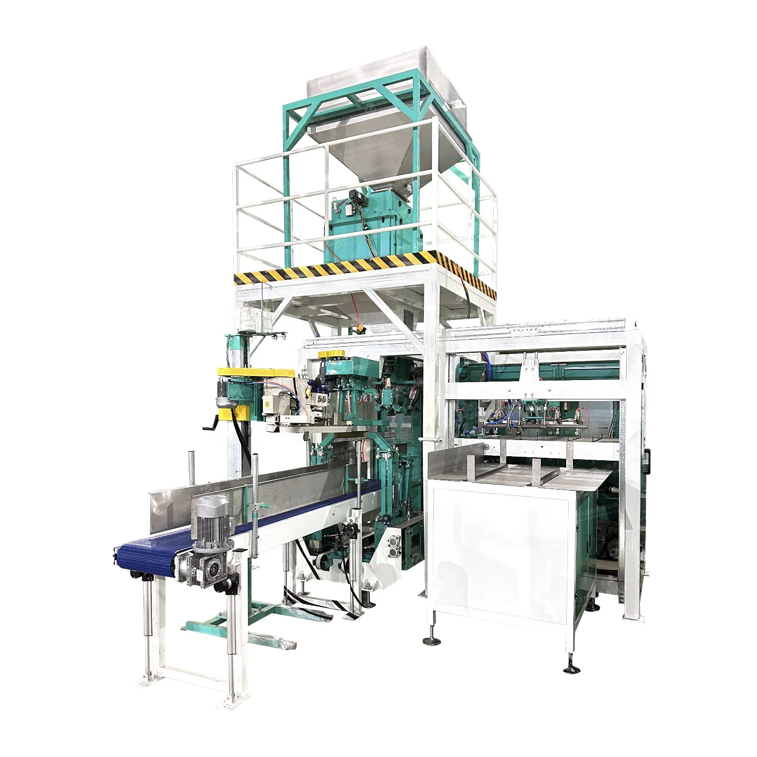 Fully Auto 5kg 25kg 50kg River Sand Kaolin Clay Feed Weighing Rapeseed Fertilizer Bagging Packing Machine