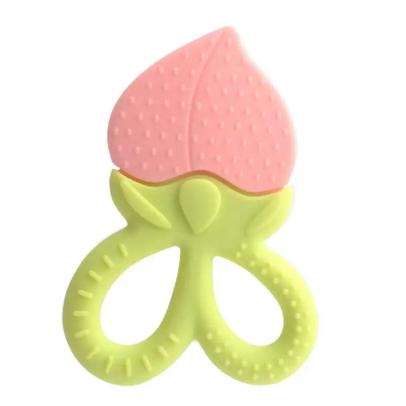 Classical Kids Molar Fruit Shape Silicone Gums Chewing Teething Toy BPA Free Baby Teether