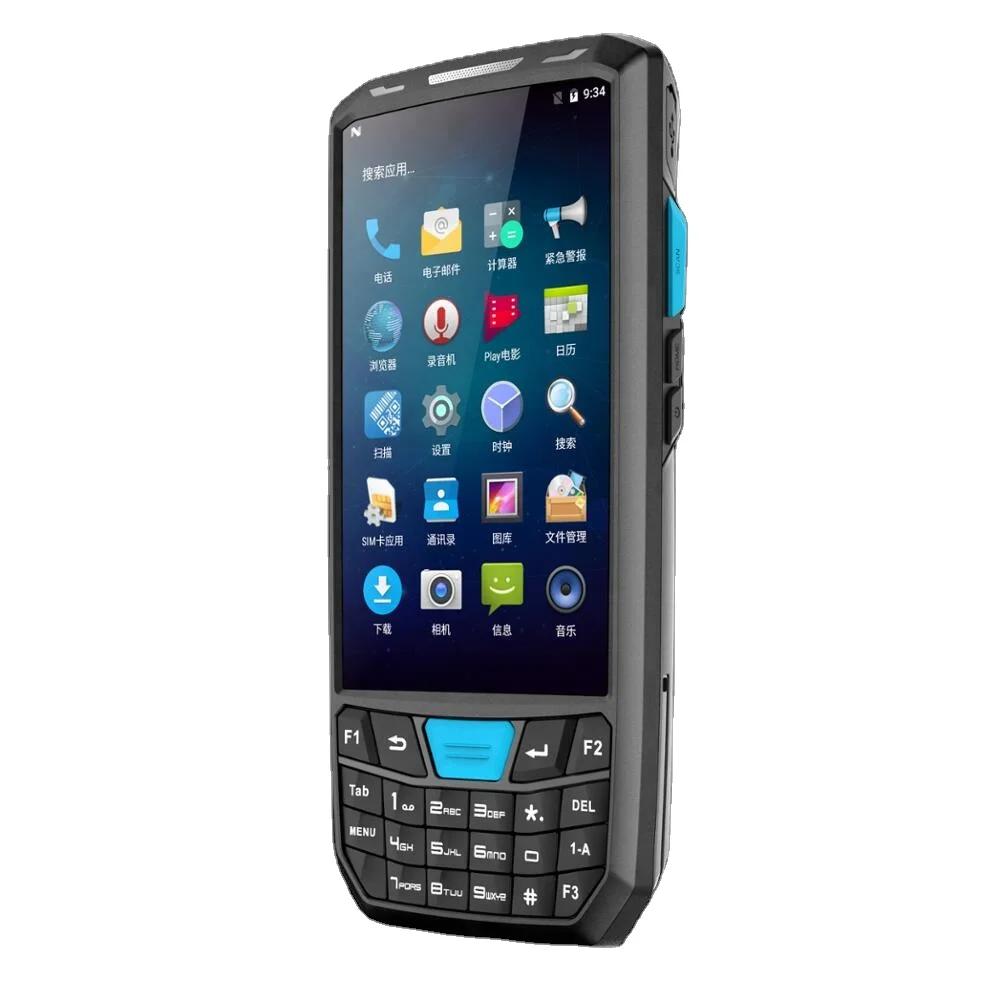 Ручной сканер штрих-кодов Barway 4G 1D 2D qr мобильный терминал для передачи данных Android 9