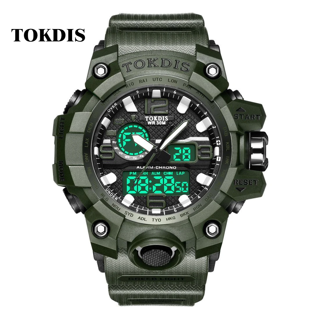 TOKDIS T-903  Luxury smart watch band 2022 calorie heart rate pedometer watches sports men digital Silicone