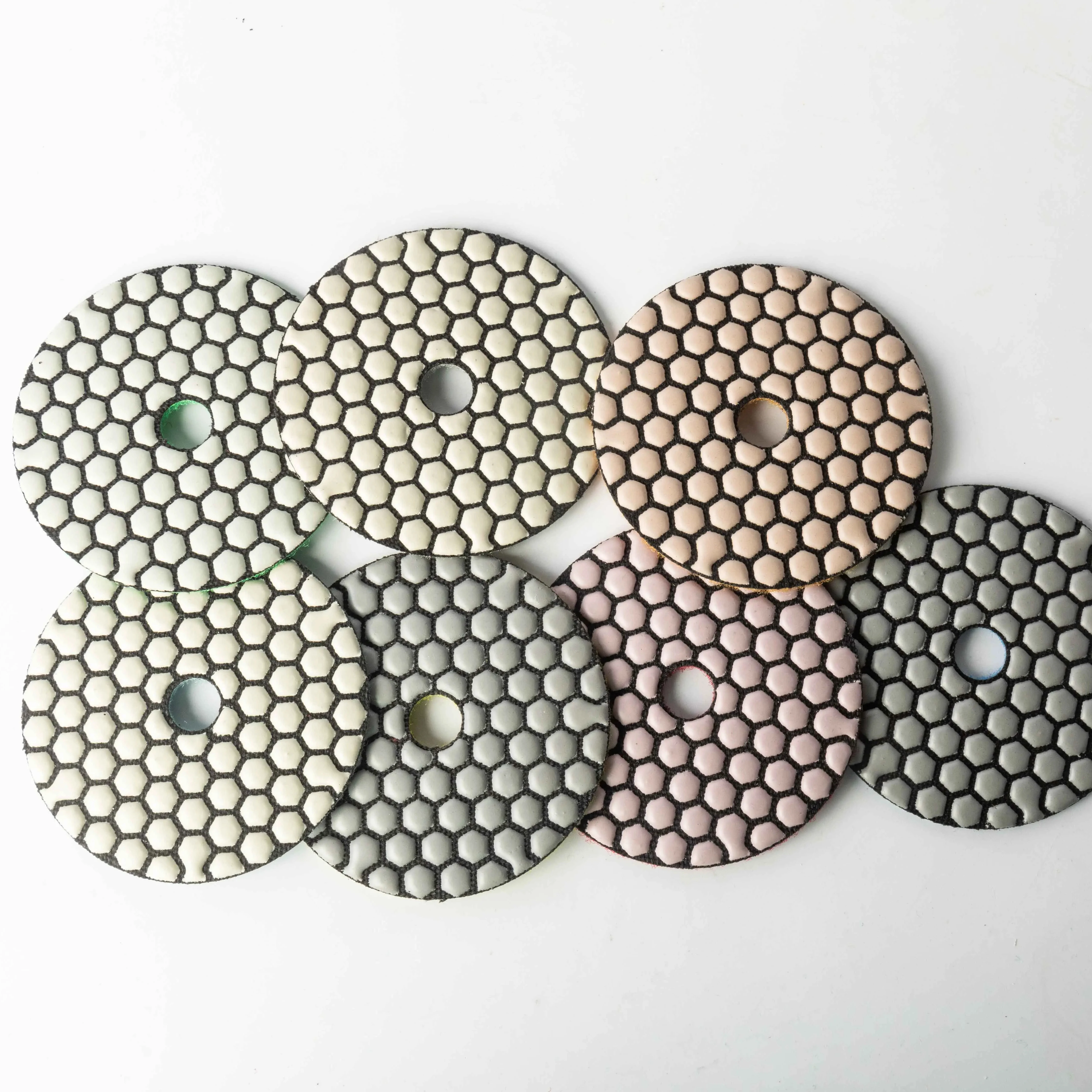 OEM Polishing Pad 4 Inch 100mm Polishing Disc for Dry Flexible Resin Bond Polishing Marble, Granite, Stone Abrasive Pad Sharp