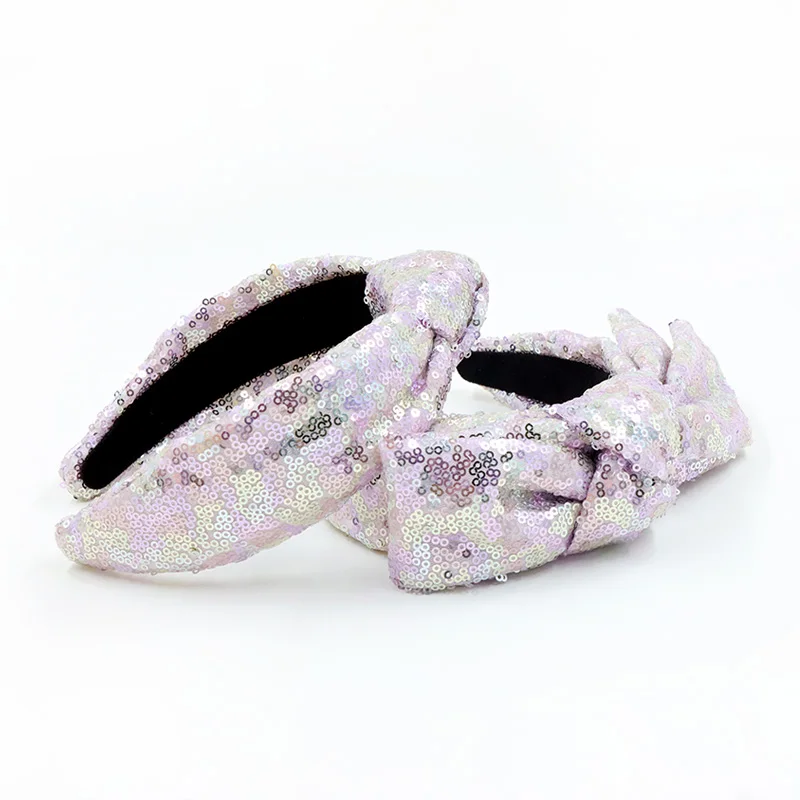 sequin fabric women fashion bow tie Various designs luxury crystal bow tie polyester bow tie for women