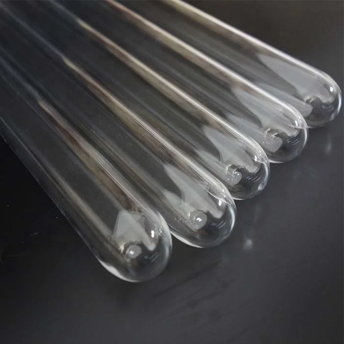 SUCCESS China Manufacturer Transparent Glass Pipe Fused Silica Glass Quartz Test Tube Kuvars Cam Tup